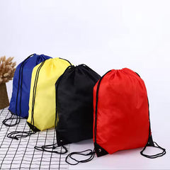 Personalized Reusable Canvas Cotton Drawstring Bag Backpack Shoes Tote Bag for Kids
